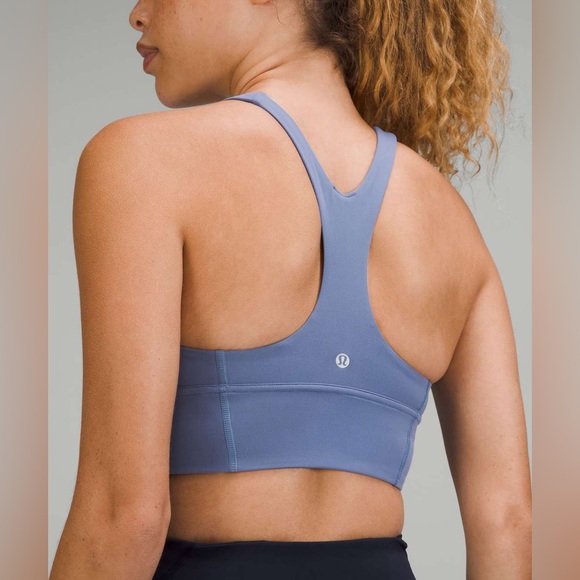 Lululemon Wunder Train Longline Bra *Medium Support* Water Drop sz 4 - Picture 5 of 7